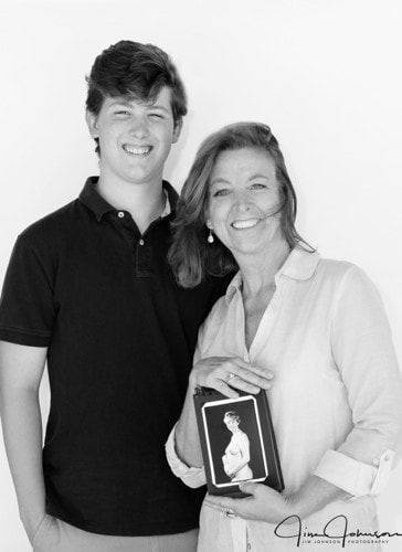 Terri Anne Cooper with son